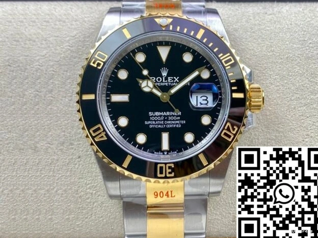 Black M126613LN-0002 Rolex Submariner Factory Bezel 41MM VS 0106